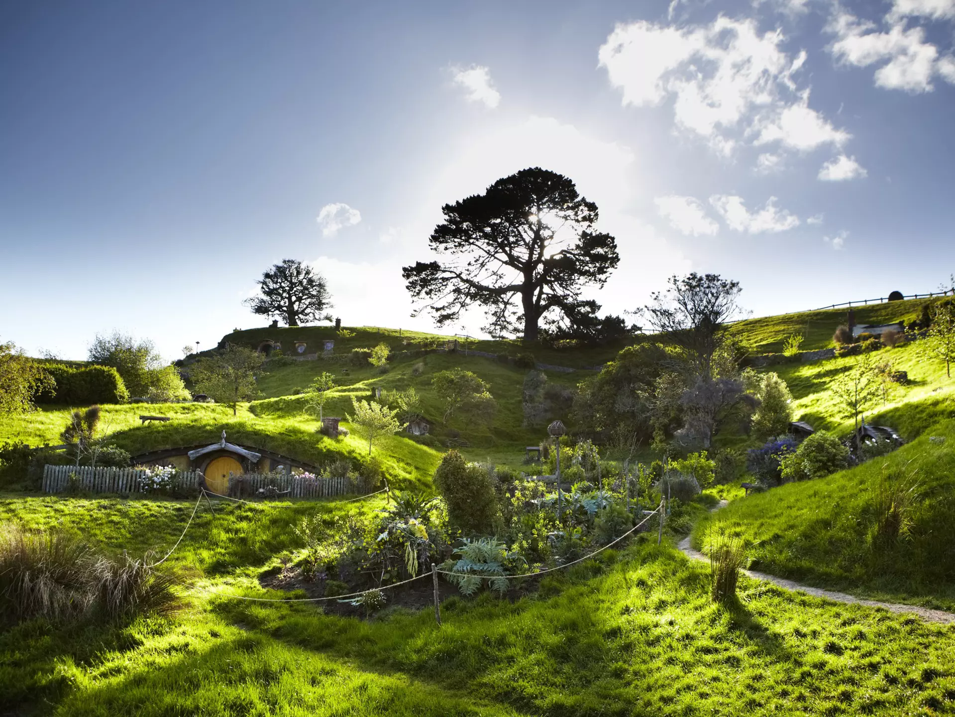 Village of Hobbitville on Lord of the Rings film set.
Lonely Planet Traveller Magazine, Issue 49, New Zealand, A return to middle earth