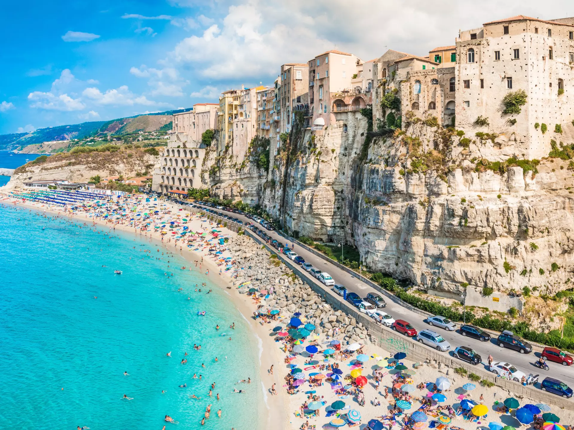 The town of Tropea is one of the most famous on the so-called Coast of the Gods, which is Calabria's Tyrrhenian Sea coast © leonori / Getty Images