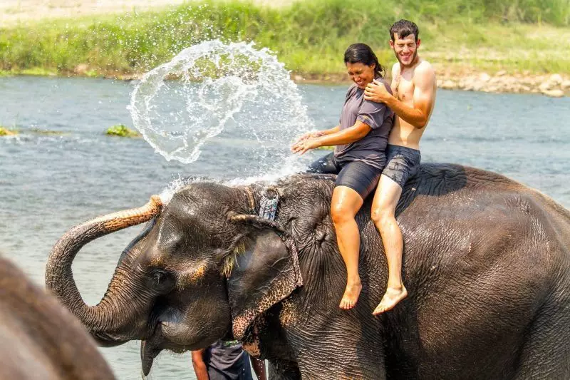 dramatic landscapes along a dirt road in Patagonia, Chile
