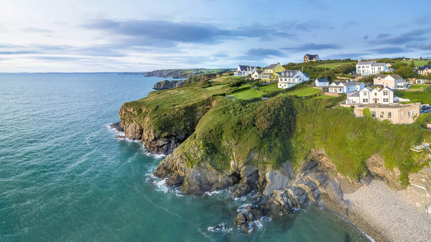 A view across Little Haven, Pembrokeshire, Wales.