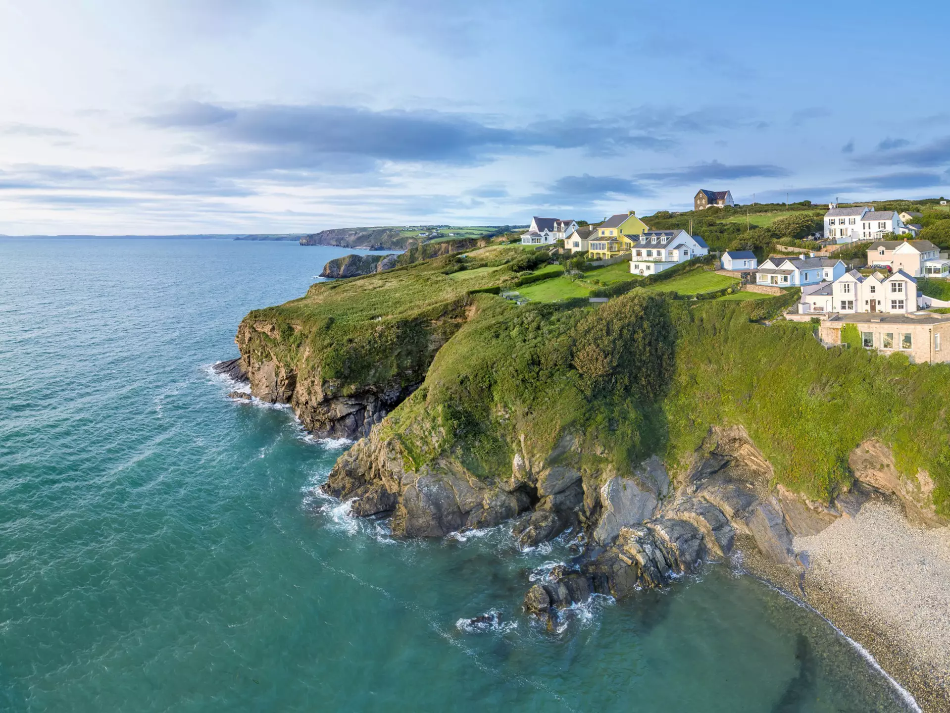 A view across Little Haven, Pembrokeshire, Wales.