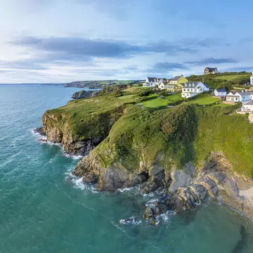 A view across Little Haven, Pembrokeshire, Wales.