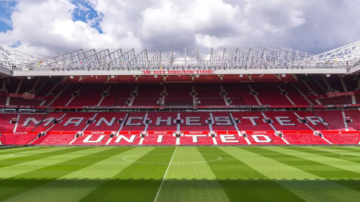 Old Trafford stadium in Manchester, England: Old Trafford is home of Manchester United football club