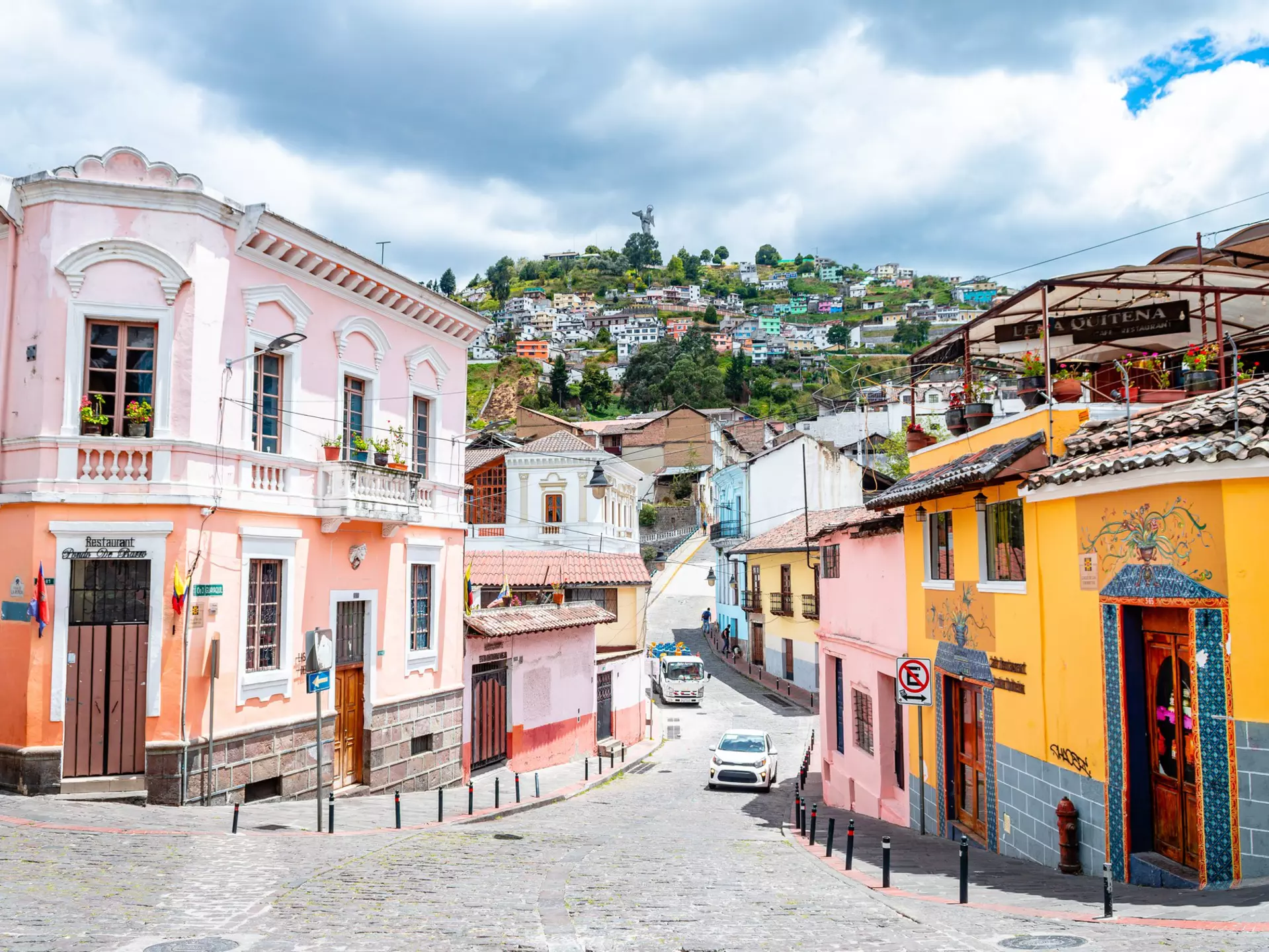 From exploring historic churches to visiting vibrant markets and stunning viewpoints in Ecuador's capital city. jon chica parada/Getty Images