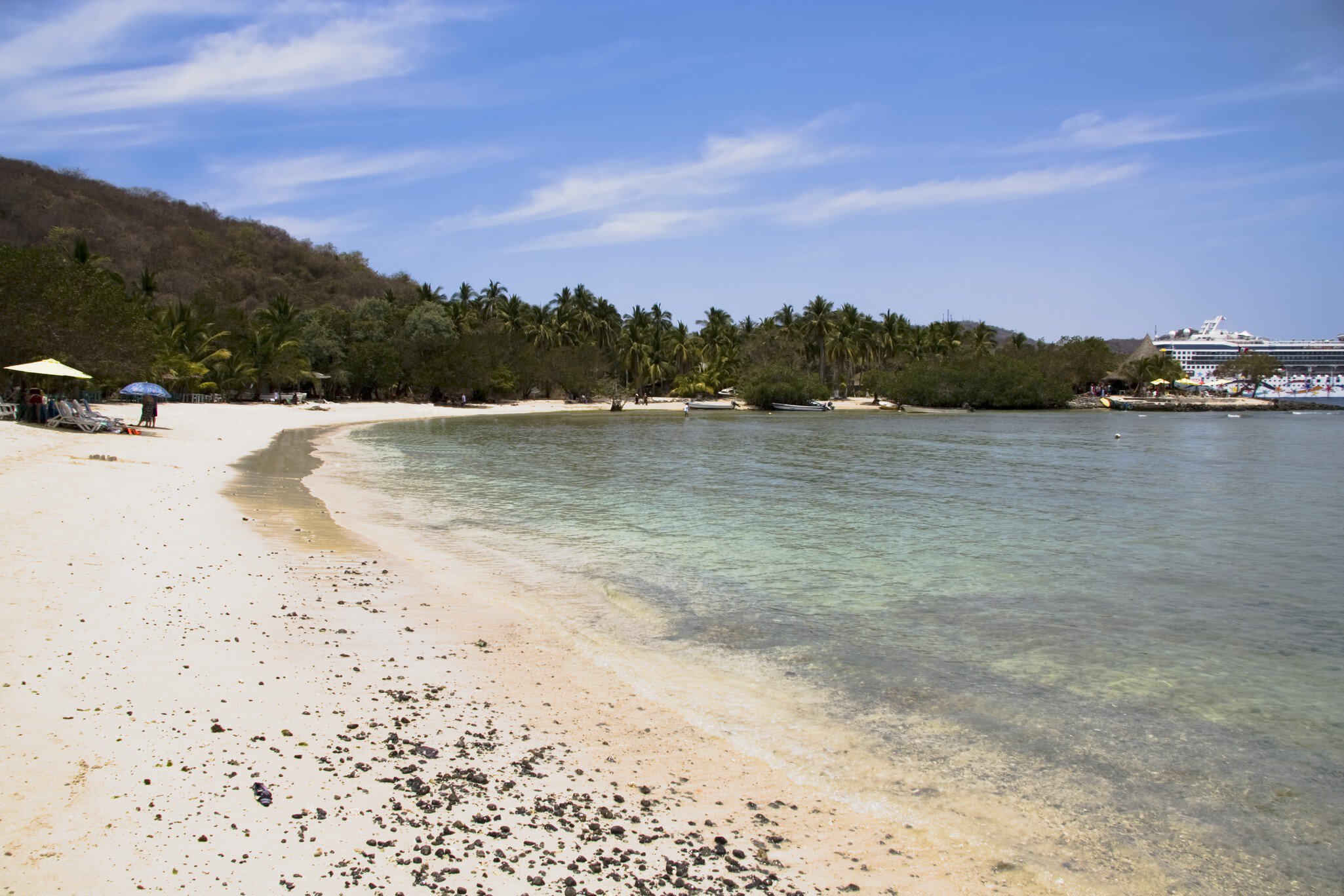 Los Gatos Beach in Zihuatanejo, Mexico
