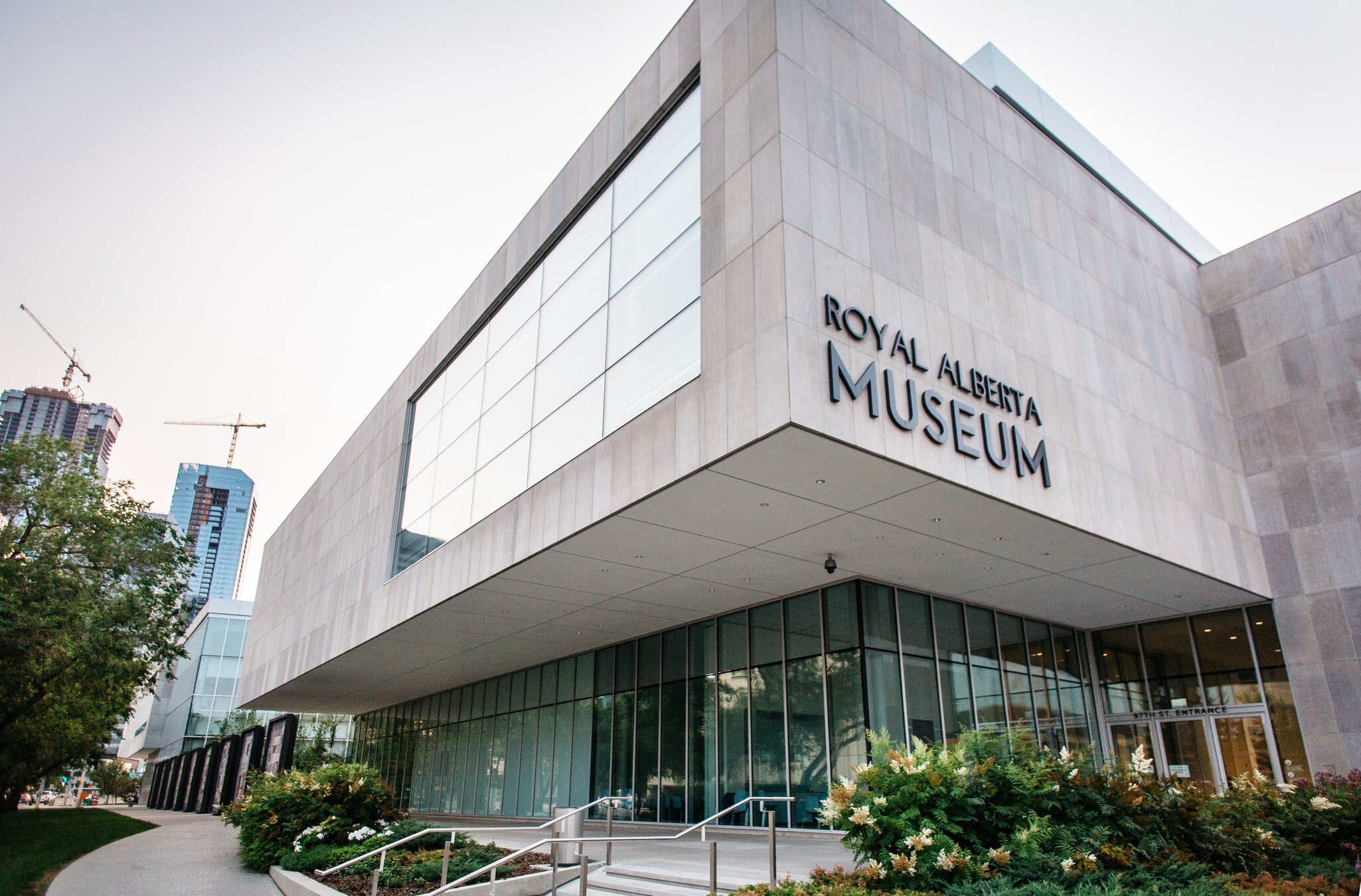 The facade of the Royal Alberta Museum in Edmonton, Canada