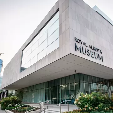 The facade of the Royal Alberta Museum in Edmonton, Canada
