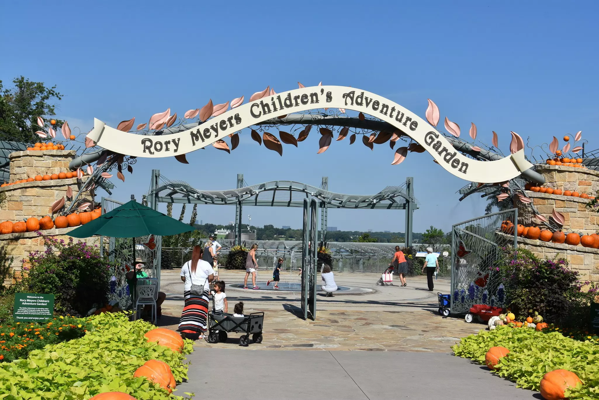 Children's garden at the Dallas Arboretum
