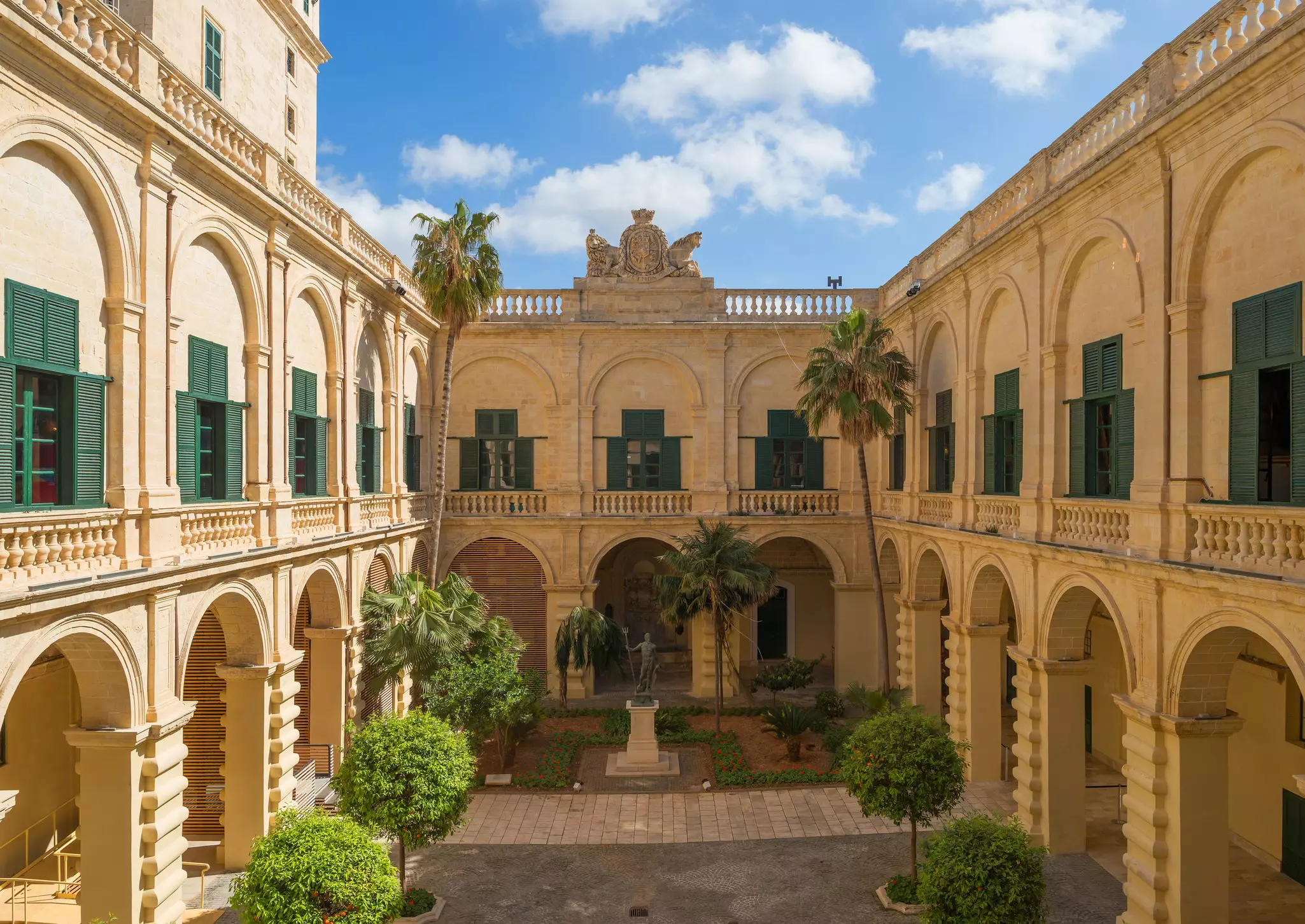 Courtyard of the Grand Master's Palace in Valletta