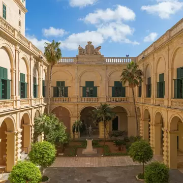 Courtyard of the Grand Master's Palace in Valletta