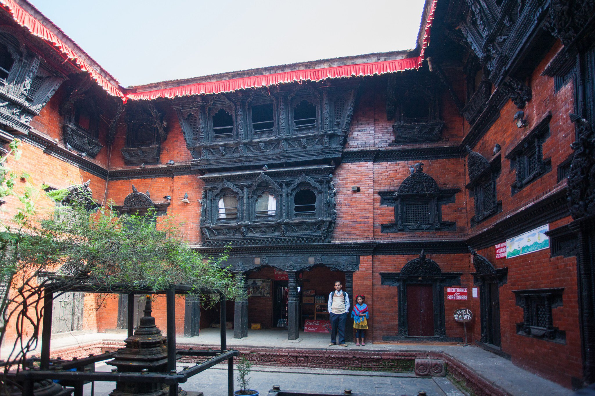 Kathmandu, Nepal - November 3, 2013:The Palace of the living goddess Royal Kumari on November 3, 2013 in Kathmandu, Nepal.; Shutterstock ID 702783403;