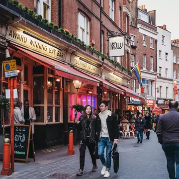 April 14, 2019: People walking past Ku Bar, one of the largest gay bars in London, located just off Leicester Square.
1397456252
bar, building, capital, city, city life, cityscape, destination, england, europe, european, exterior, facade, famous, gay bar, historical, ku, ku bar, landmark, leicester square, lgbt travel, lgbtq, london, outdoor, outside, people, place, soho, spring, street, tourism, tourist, travel, uk, urban, walking past, west end