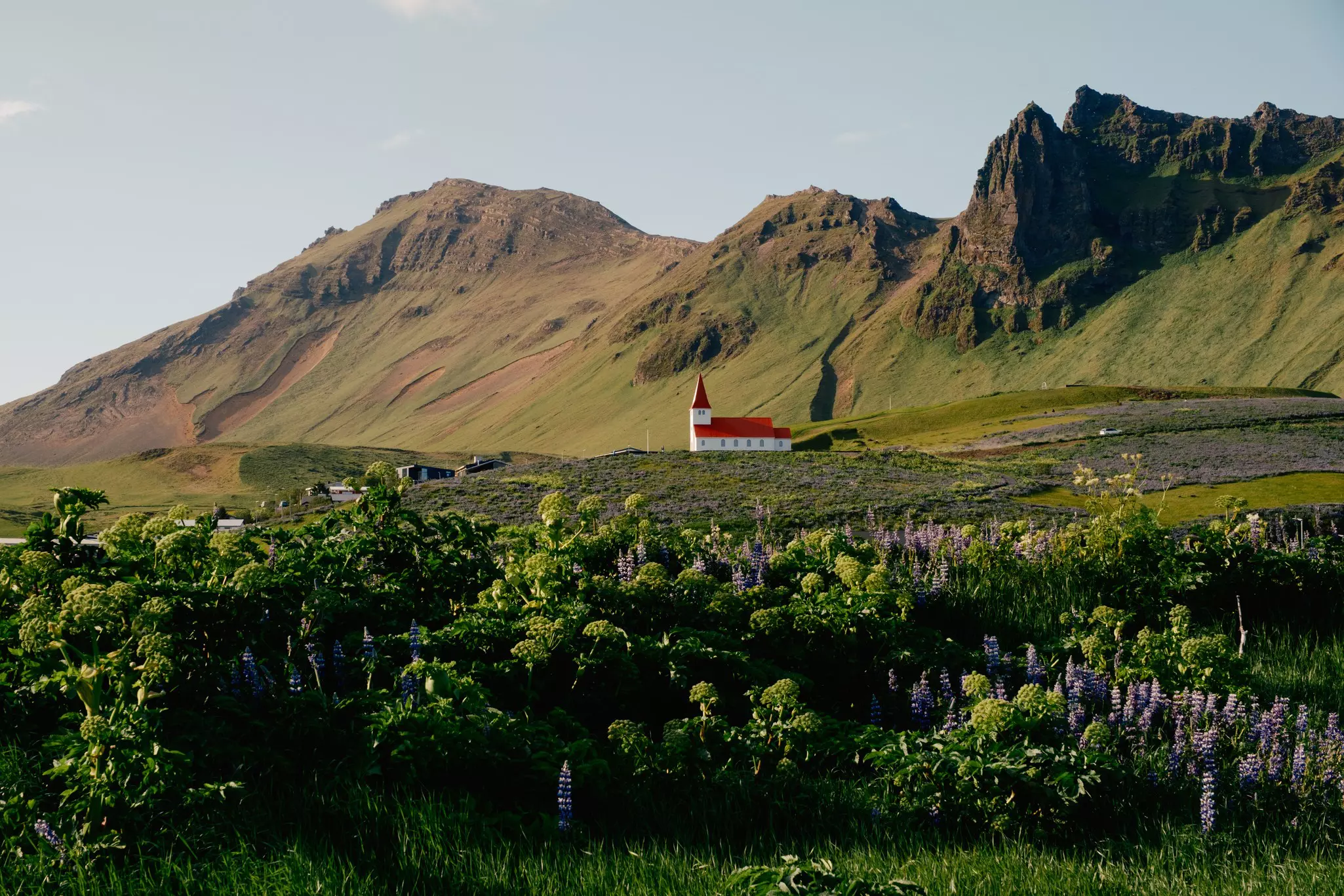 A church in Vik, Iceland.