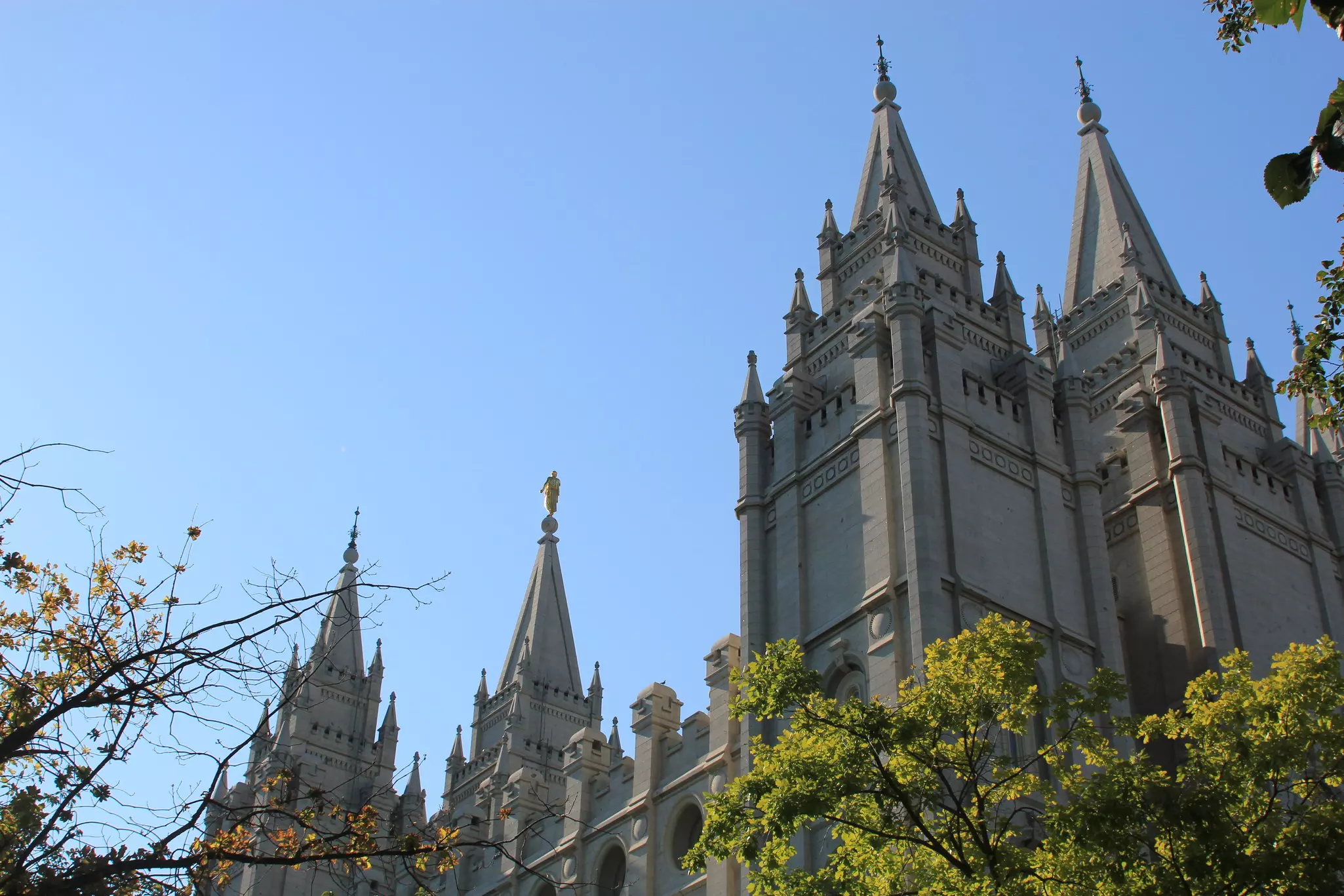 Mormon Tabernacle 
View of the stunning architecture in Salt Lake City, Utah