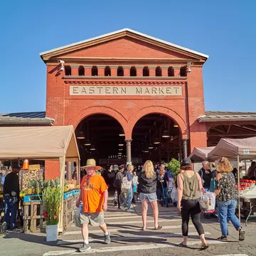 Detroit, Michigan / USA September 8, 2019 Eastern Market entrance outdoor public market.; Shutterstock ID 1500751754;