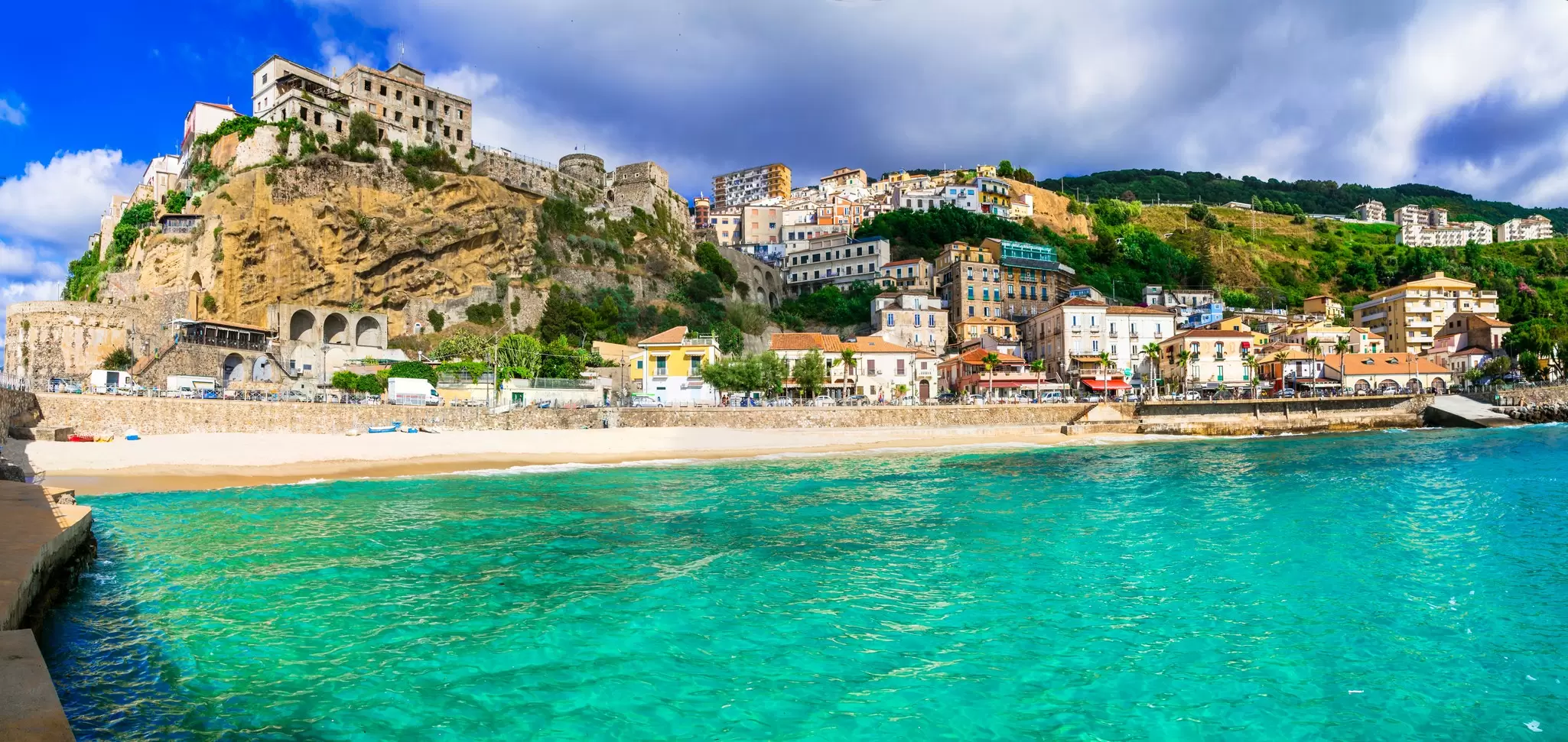 Coastal towns of Calabria, popular touristic destinations