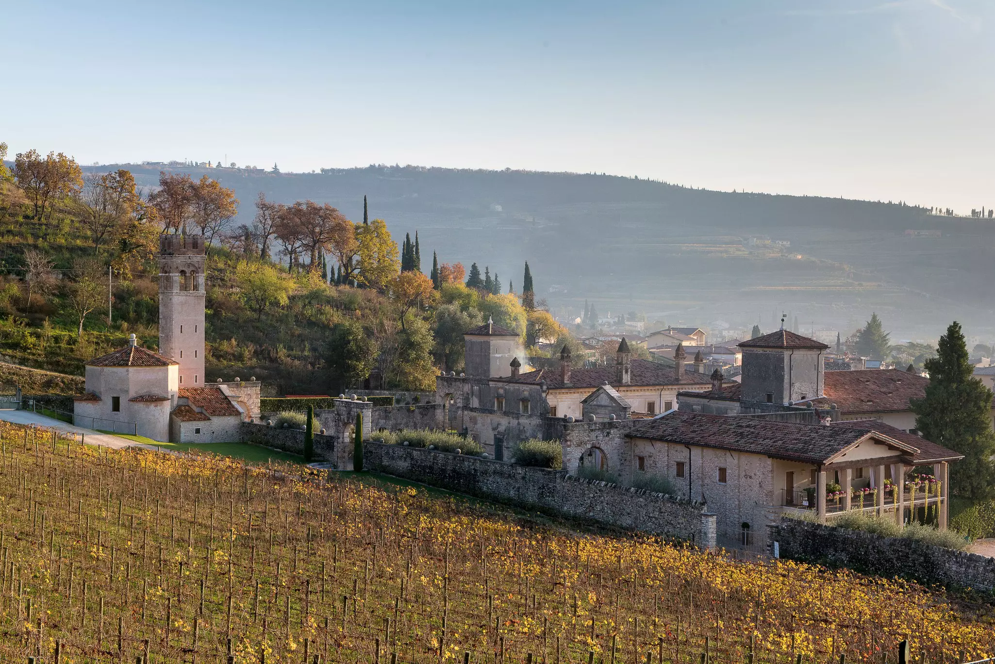 Villa Della Torre Allegrini, a famous example of Italian Renaissance architecture owned by the famous wine-making family Allegrini
