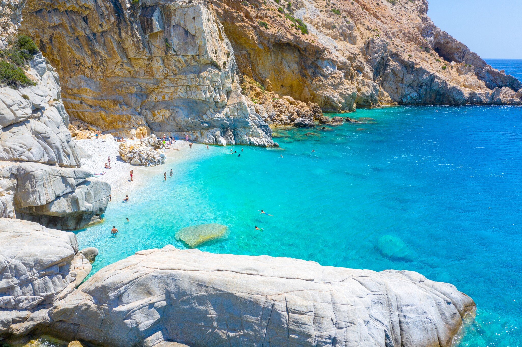 Beautiful sunny coast view to an amazing paradise holiday bay with crystal clear blue water sandy beach, Seychelles, Ikaria island, Greece.
1555269871
seyhelles, icaria, granite rock, travel destination, outdoor, beautiful, turquoise, wave, dodeca...