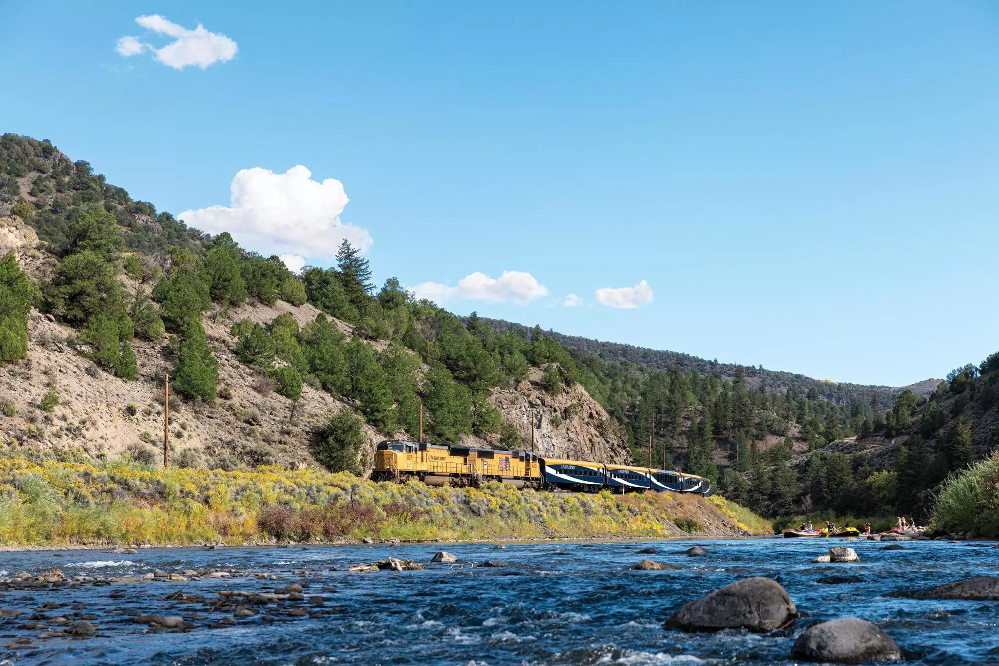 View from a Canyon Spirit train.