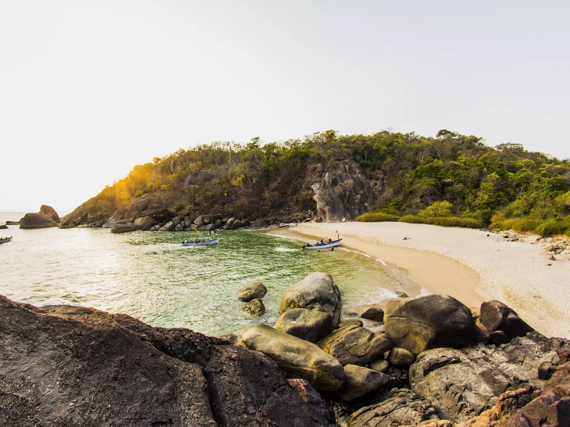 It might have a faraway feel, but Butterfly Island is actually part of the Indian mainland. Puneet Vikram Singh / Getty Images