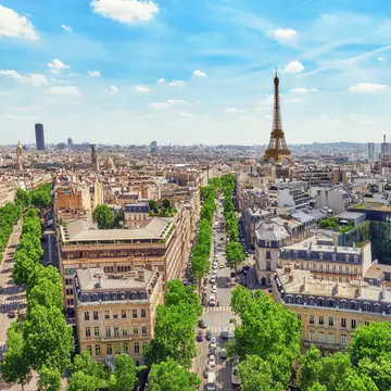See the City of Love from above at the best viewpoints in Paris. Shutterstock