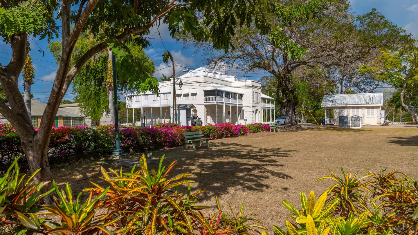 View of Queens Park House in Queens Park, Bridgetown, Barbados