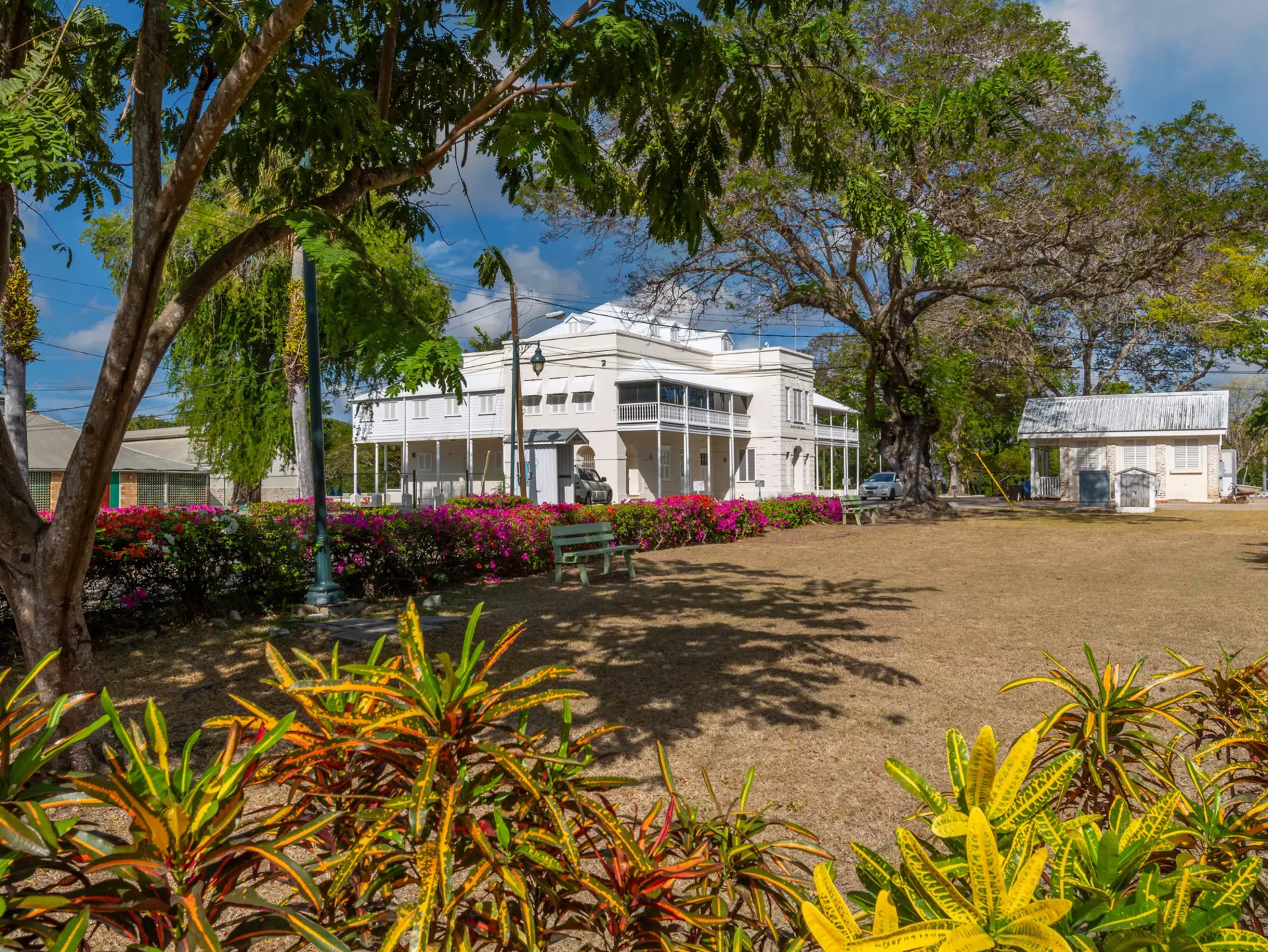 View of Queens Park House in Queens Park, Bridgetown, Barbados