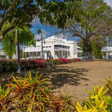 View of Queens Park House in Queens Park, Bridgetown, Barbados