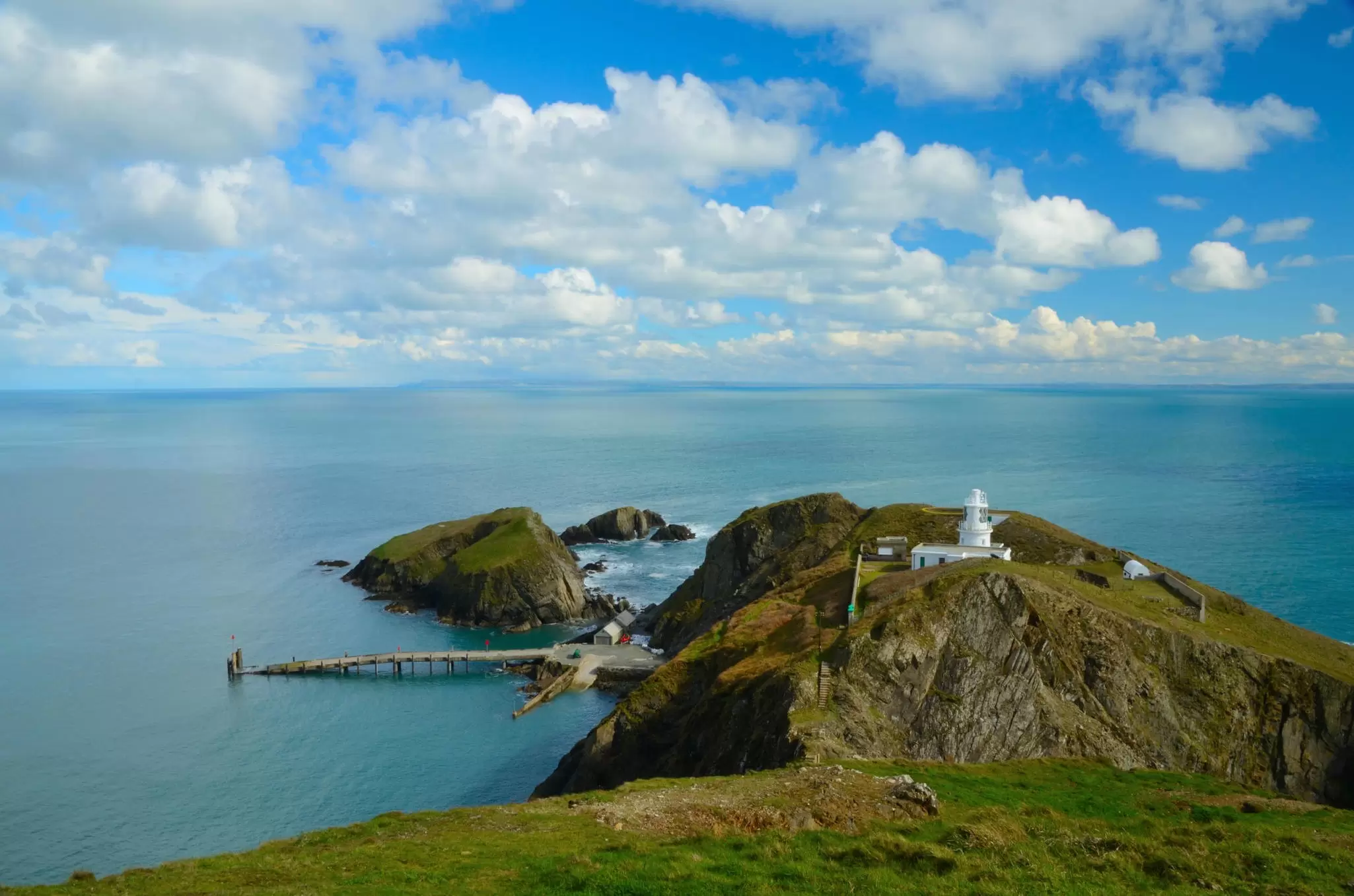 The jetty at Lundy Island, where the MS Oldenburg docks. MarkCooper / Shutterstock