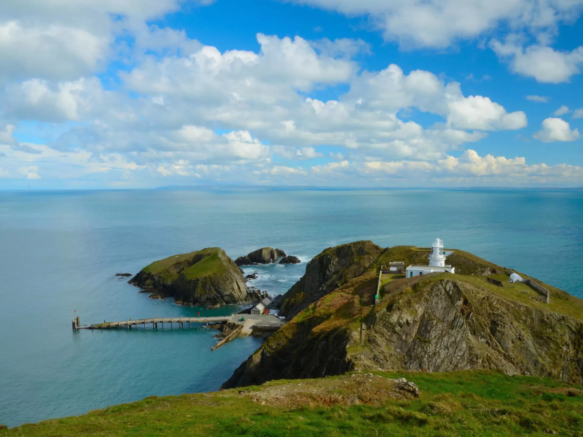 The jetty at Lundy Island, where the MS Oldenburg docks. MarkCooper / Shutterstock