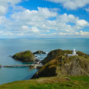 The jetty at Lundy Island, where the MS Oldenburg docks. MarkCooper / Shutterstock