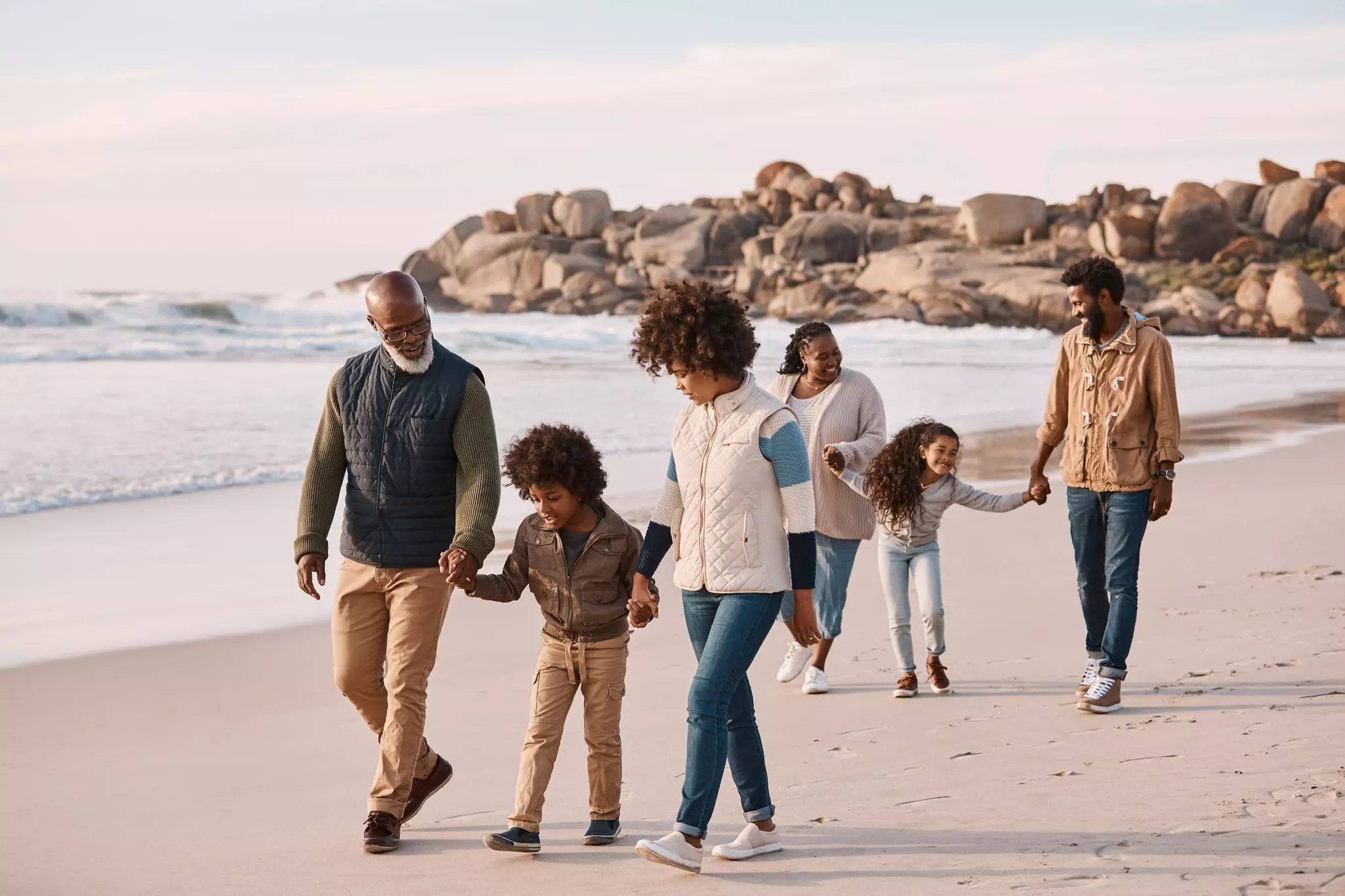 South Africa's vast coastline means there are plenty of superb places to have some family time on the beach © kupicoo / Getty Images