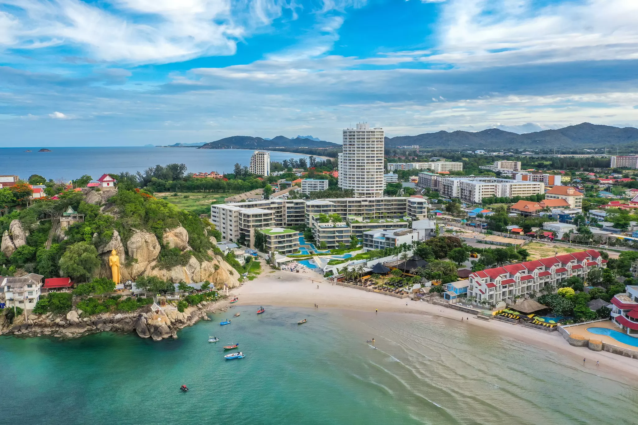 A beachside city.