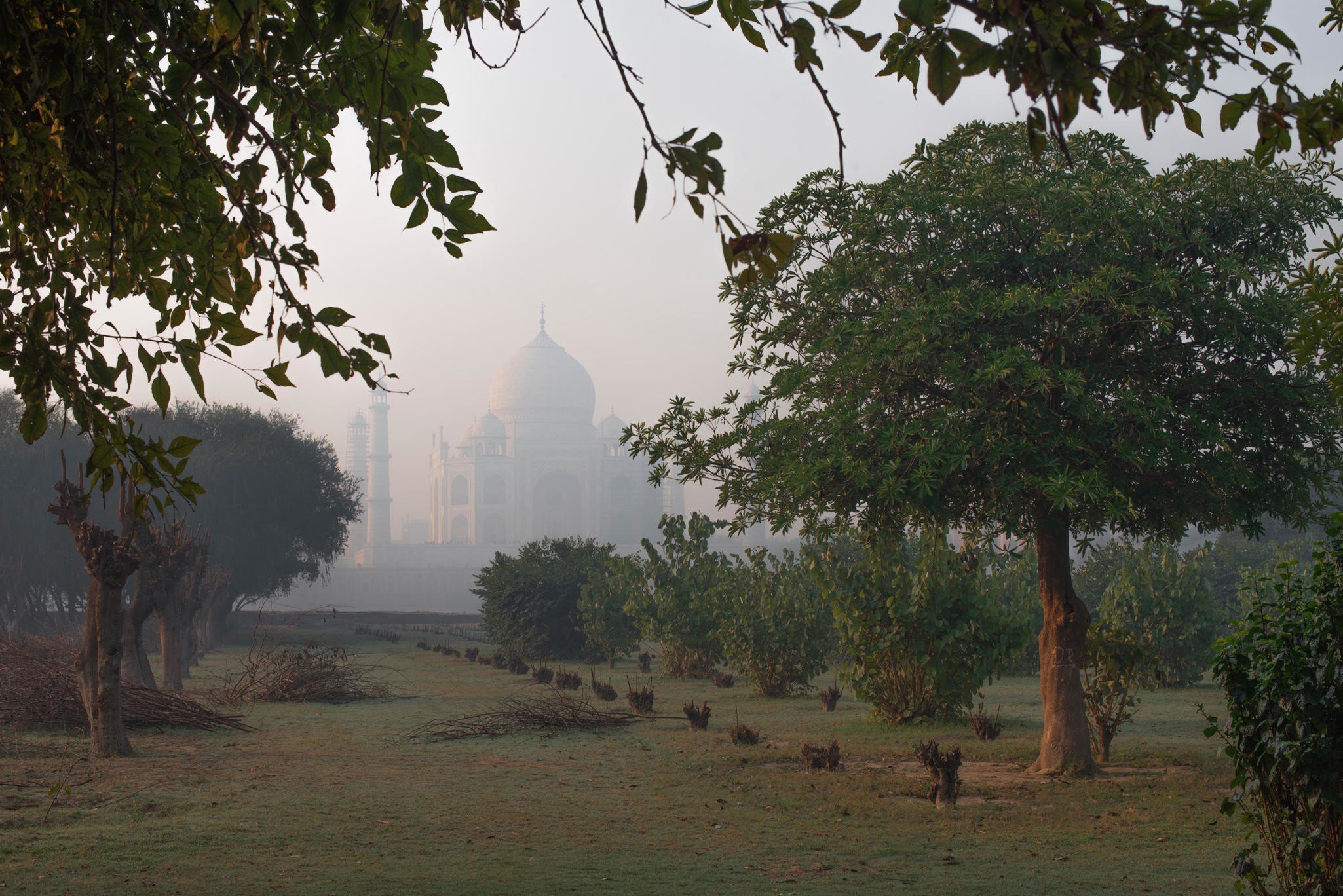 Taj Mahal viewed from Methab Bagh