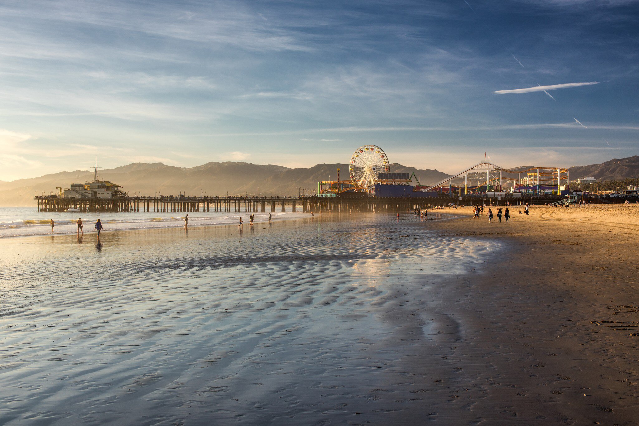 Santa Monica beach, Los Angeles, California, USA