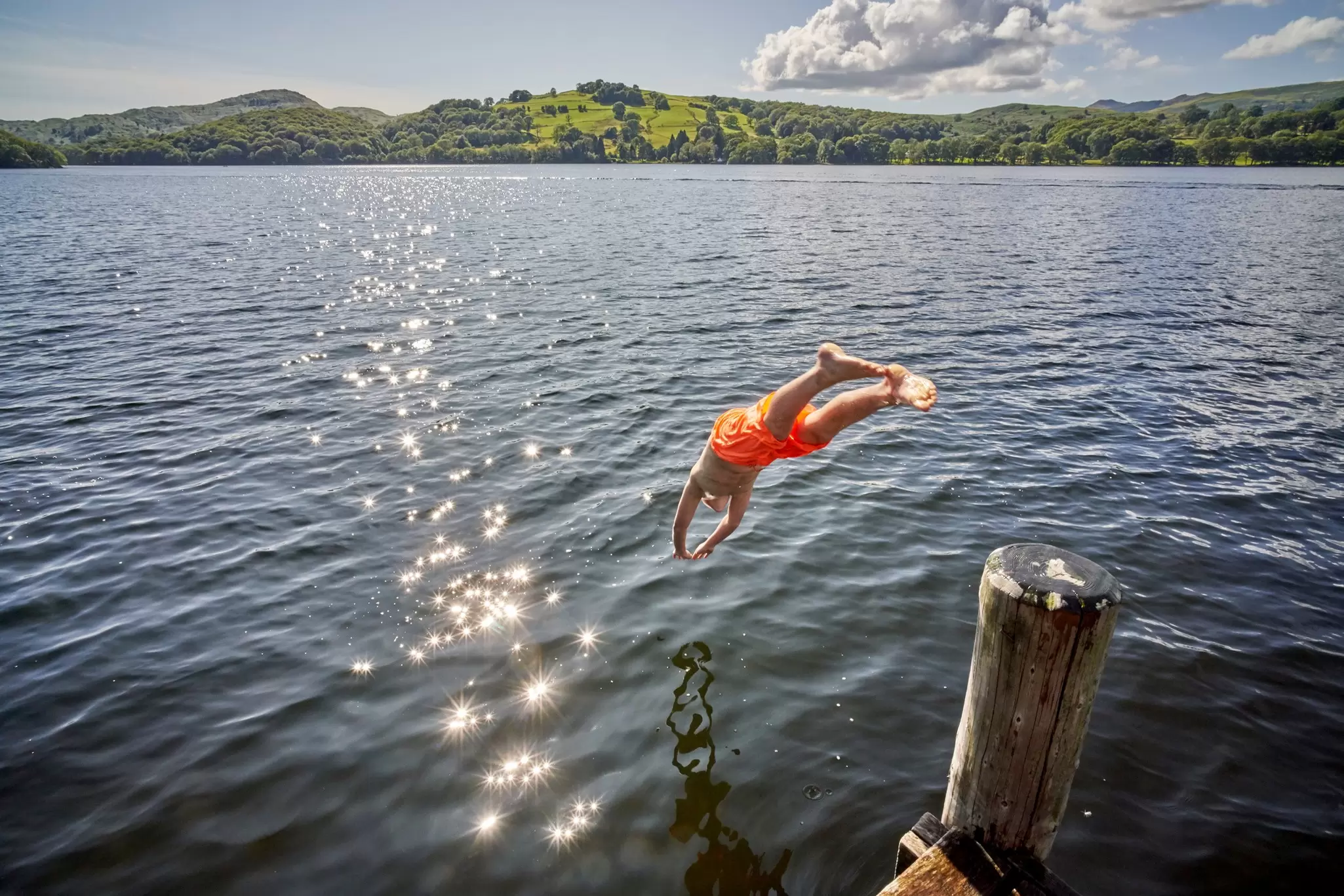 Take a summer dip in the Lake District, Cumbria. blue sky in my pocket/Getty Images