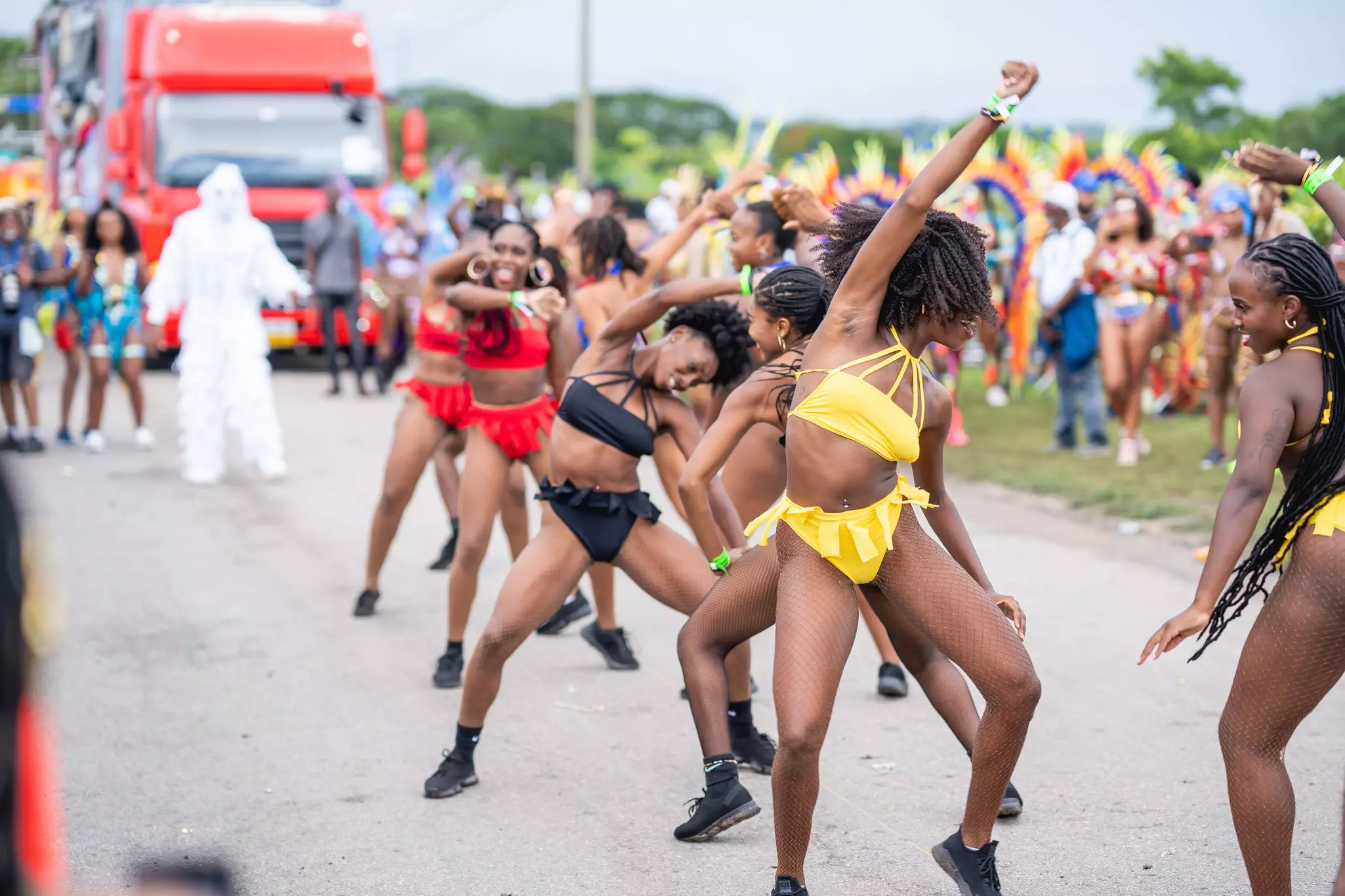 The parade on Kadooment winds through the neighborhoods of Bridgetown © Courtesy of Barbados Tourism Marketing Inc (BTMI)