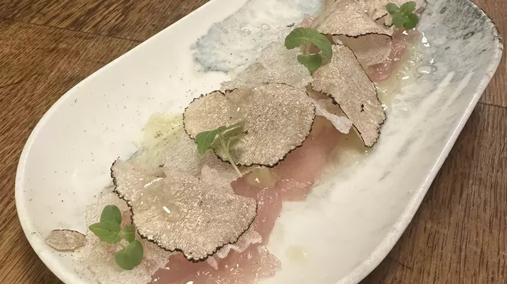 Fish carpaccio 