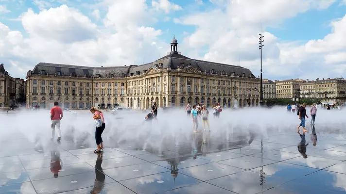 Miroir d'Eau at Place de la Bourse