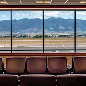 Views from Bozeman Yellowstone International Airport. digidreamgrafix/Getty Images