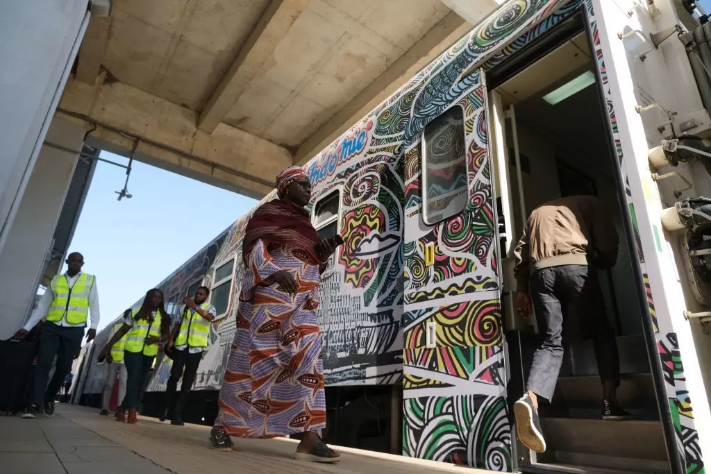 Nigeria has a number of new railway lines and trains © KOLA SULAIMON / AFP via Getty Images