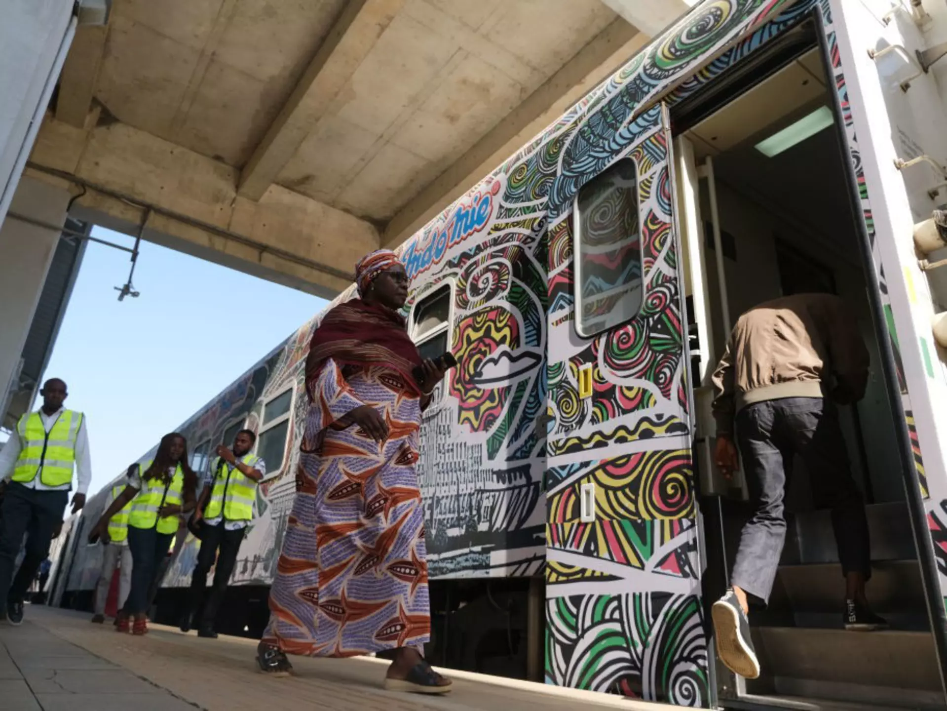 Nigeria has a number of new railway lines and trains © KOLA SULAIMON / AFP via Getty Images