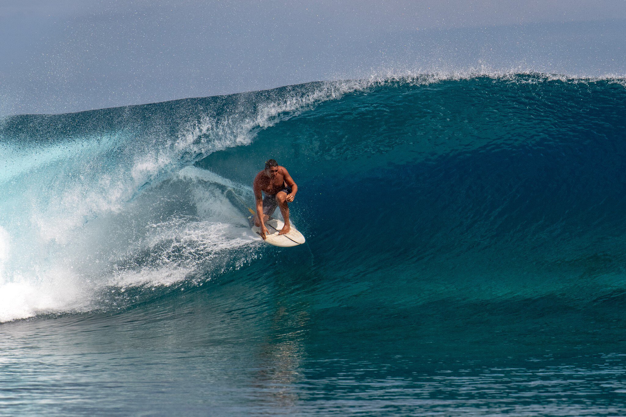 TAHITI, FRENCH POLYNESIA - AUGUST 5 2018 - Teahupoo It is the site of the annual Billabong Pro Tahiti surf competition part of WSL Championship Tour Event Champions known for the surf break, License Type: media, Download Time: 2025-05-28T10:03:45.000Z, User: lonelyplanetmedia, Editorial: true, purchase_order: 65050 - Digital Destinations and Articles, job: Global Publishing WIP, client: Global Publishing WIP, other: Peterson Haggarty // SS Comp Ingestion