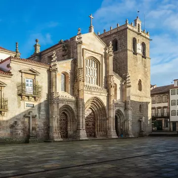 Exterior view of the Sé de Lamego in Portugal.