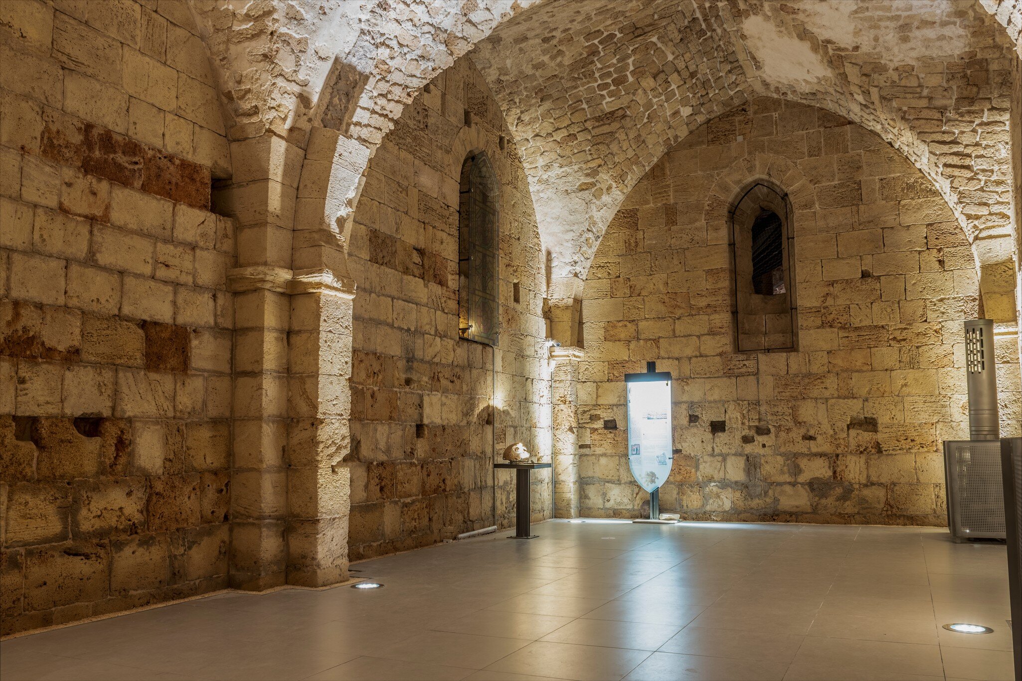 December 25, 2019. Acre Israel. Сomplex of underground halls, which was built and used by the Knights Hospitaller.; Shutterstock ID 1627479337;