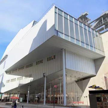 March 22, 2016: The new Whitney museum, a six-story asymmetrical building designed by Renzo Piano.