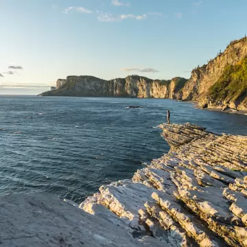 October 5, 2017 - Sunrise at the Cap-Bon-Ami vantage point in Forillon National Park (QC, Canada); Shutterstock ID 789501421; full: 65050; gl: 65050; netsuite: poi; your: Barbara Di Castro