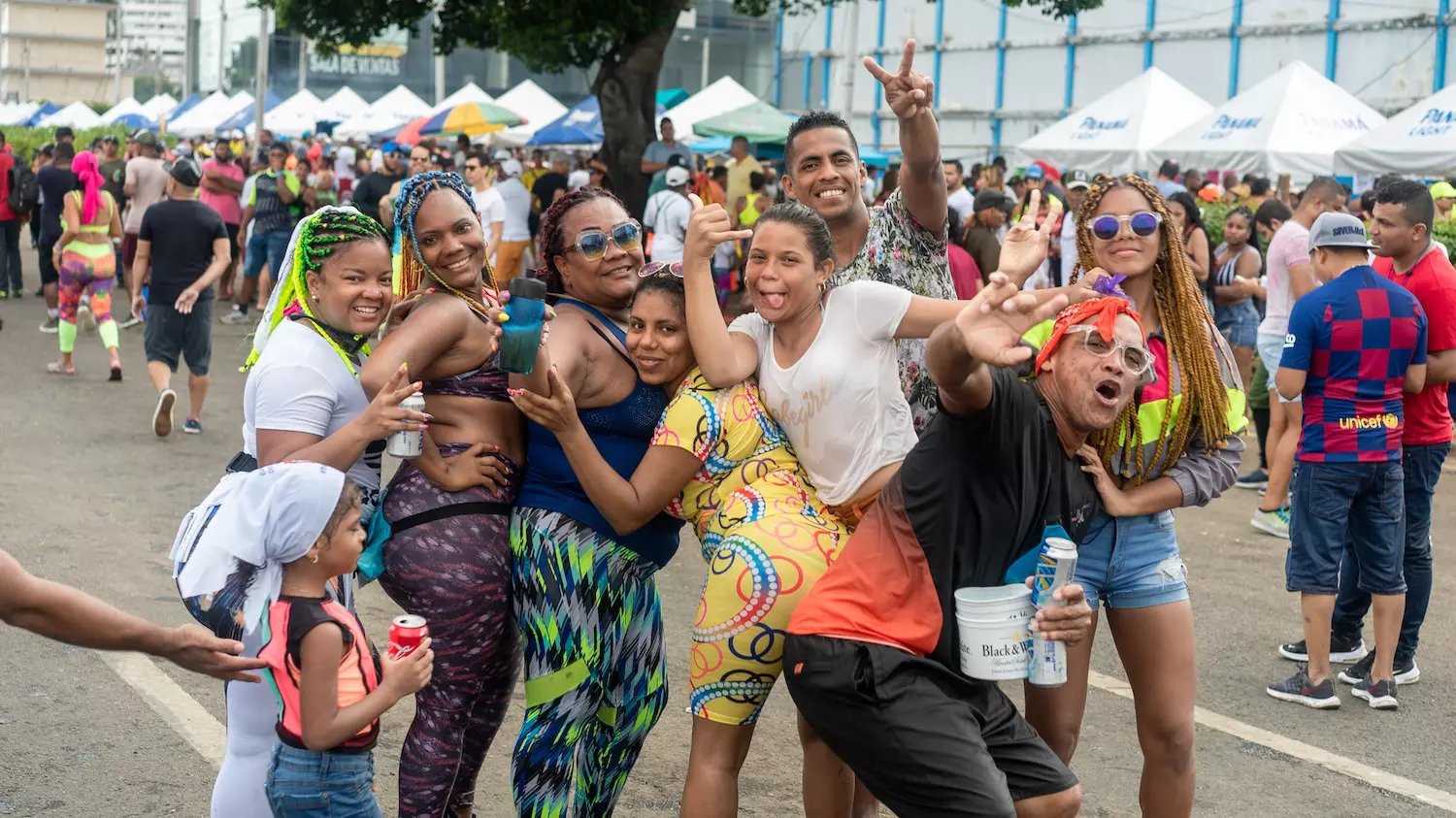 Seemingly everyone in Panama City parties in the street during annual Carnaval celebrations in February © ooo.photography / Shutterstock