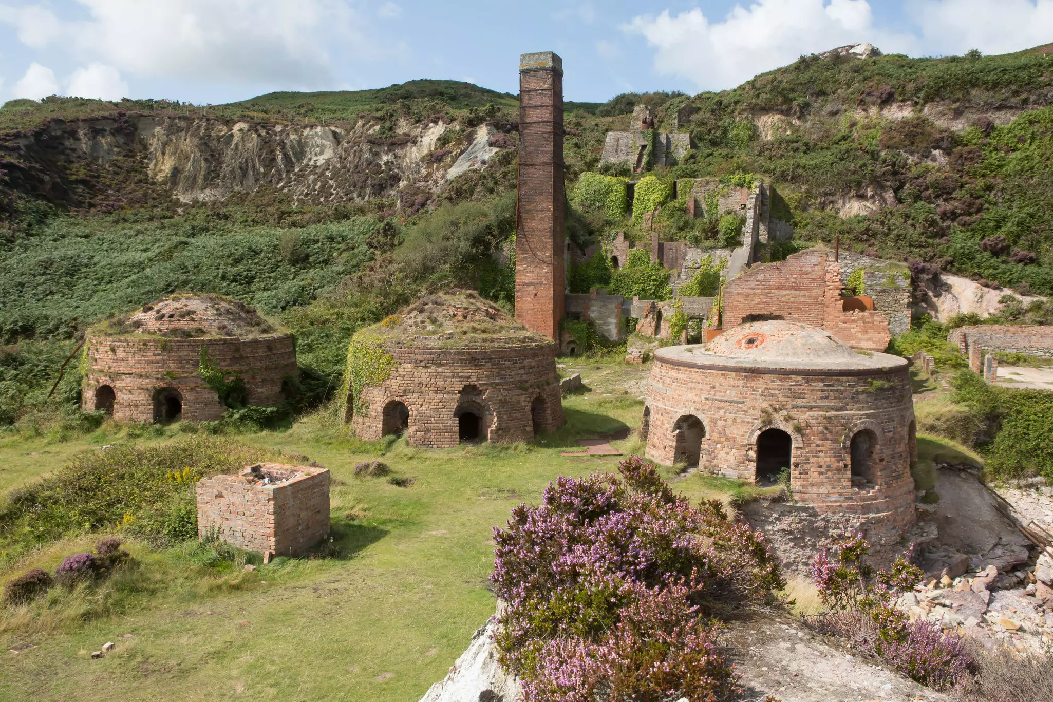 Abandoned brick works on the Isle of Anglesey.