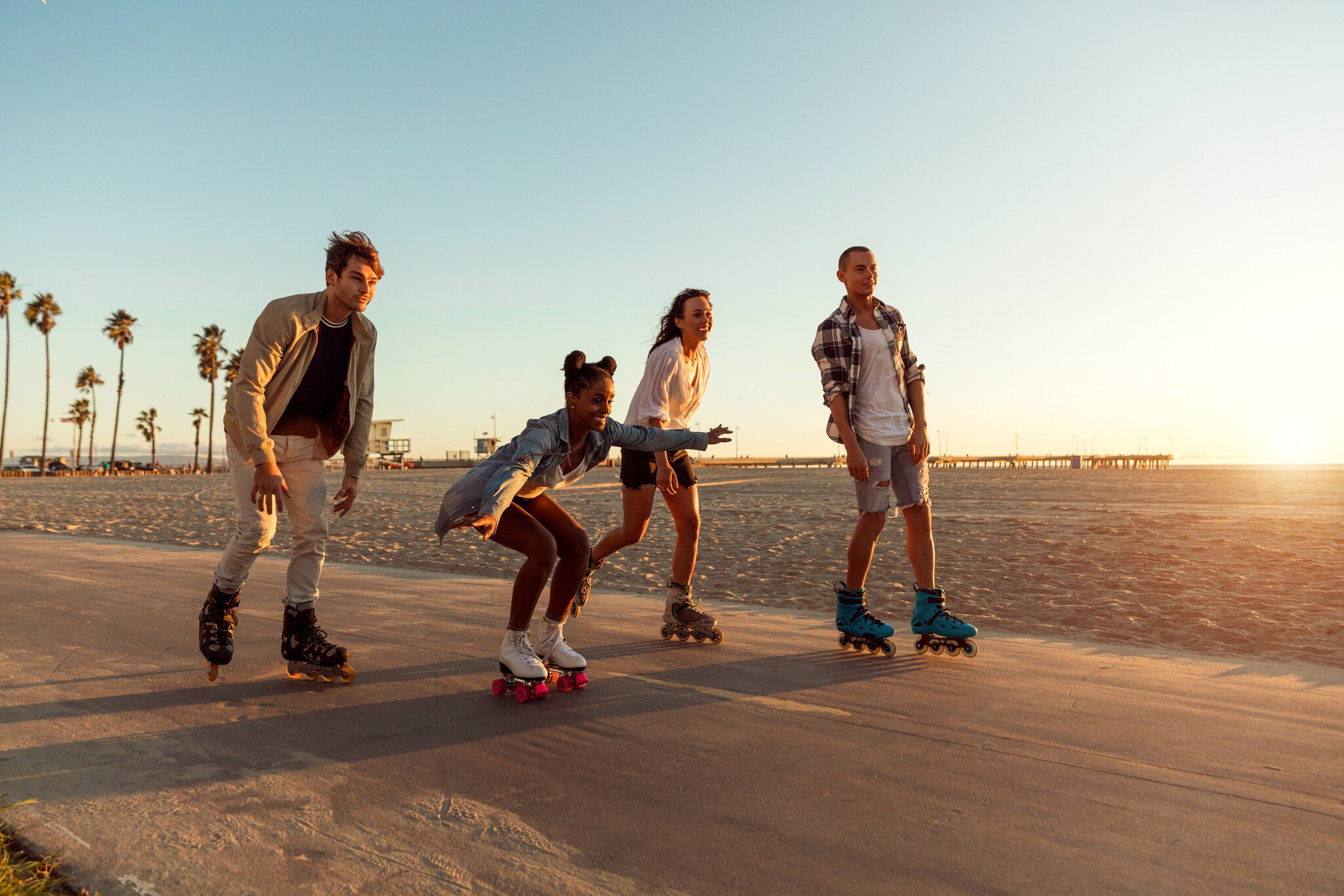 Get your skates on in the LA neighborhood of Venice Beach © LeoPatrizi / Getty Images